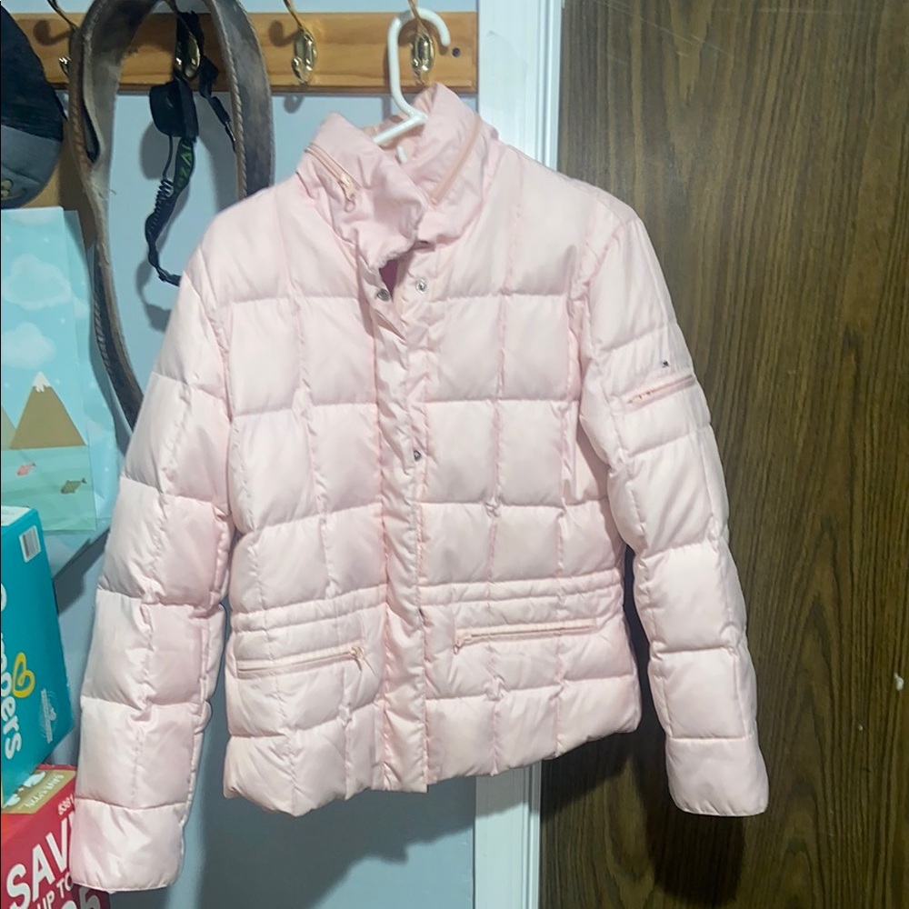 Tommy Hilfiger Light Pink Puffer Jacket